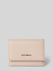 Portemonnaie mit Label-Applikation von Coccinelle Pink - 9