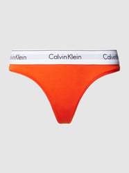 String in unifarbenem Design von Calvin Klein Underwear Orange - 32