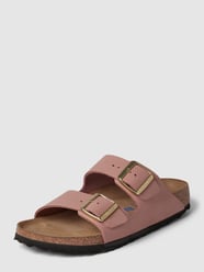 Sandalen mit Dornschließe Modell 'Arizona' von Birkenstock Rosa - 35