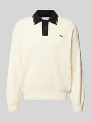 Gebreide pullover met platte kraag van Lacoste - 22