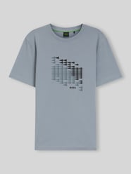 Relaxed Fit T-Shirt aus Baumwoll-Mix Modell 'TS_NETWORK FLAG' von BOSS Green - 5