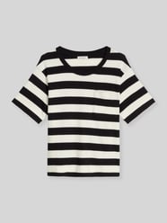 t-shirt o kroju loose fit z czystej bawełny od Marc O'Polo - 10
