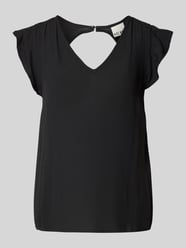 Regular Fit Blusenshirt mit V-Ausschnitt Modell 'MARRAKECH' von ICHI - 4