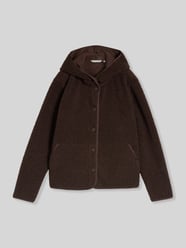 Relaxed Fit Teddy- / Webpelzjacke mit Kapuzenkragen von Tom Tailor - 20