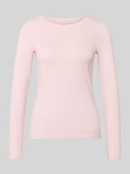 Slim Fit Langarmshirt aus Baumwoll-Mix von Marc Cain Pink - 15