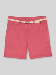 Szorty chino z paskiem od Tom Tailor - 35
