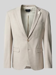 Slim Fit Sakko mit Strukturmuster von MCNEAL Beige - 10