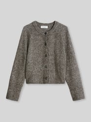 Strickjacke aus Alpaka Wolle mit Rollsaum von Marc O'Polo - 11