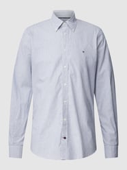 Koszula biznesowa z wyhaftowanym logo od Tommy Hilfiger Tailored Niebieski - 4