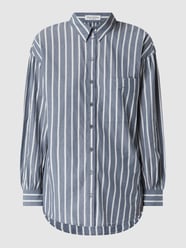 Oversized blouse met streepmotief van Marc O'Polo Blauw / turquoise - 37
