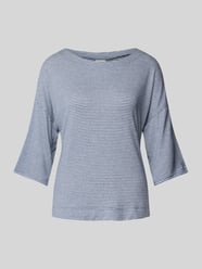 T-Shirt mit 3/4-Arm Modell 'cisco' von Fransa Blau - 29