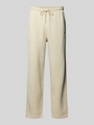 Sweatpants met gestikt logo en steekzakken van Nike Beige - 7