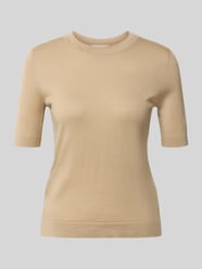 Regular Fit Pullover aus Woll-Seiden-Kaschmir-Mix Modell 'TAPIOCA' von Weekend Max Mara Beige - 23