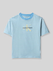 regular fit T-shirt met logoprint van puur katoen van Calvin Klein Jeans - 2