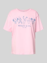 Pyjama-Oberteil mit Disney®-Print von Jake*s Casual Pink - 14