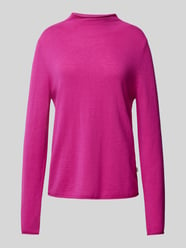 Gebreide pullover met turtleneck van MAERZ Muenchen Fuchsia - 33