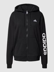 Sweatjack met labelprint van ADIDAS SPORTSWEAR Zwart - 26