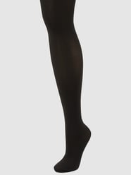 Panty met bloemenmotief, model 'Andy' - 60 DEN  van Wolford Wit - 39
