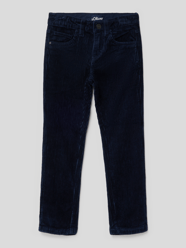 Regular Fit Cordhose im 5-Pocket-Design von s.Oliver RED LABEL Blau - 43