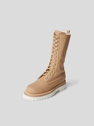 Schnürboots mit Label-Detail von Magda Butrym Weiß - 4
