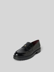 Penny-Loafer aus echtem Leder von Tory Burch Schwarz - 27