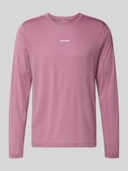 Functioneel shirt met logo en ronde hals van Salomon Fuchsia - 27