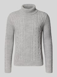 Rollkragenpullover mit Zopfmuster von Superdry - 4