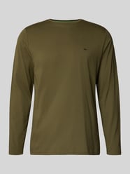 Longsleeve mit Rundhalsausschnitt und Logo von Fynch-Hatton - 1