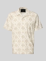 Regular Fit Freizeithemd mit Reverskragen von bugatti Beige - 6