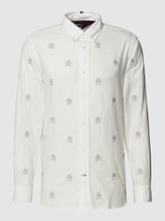 Regular Fit Freizeithemd mit Motiv-Stickereien von Tommy Hilfiger Weiß - 29