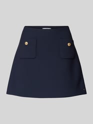 Minirock mit Label-Detail Modell 'PUNTO' von Tommy Hilfiger Blau - 32