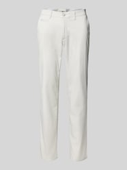 Regular Fit Chino mit Strukturmuster Modell 'FABIO' von Brax Beige - 19