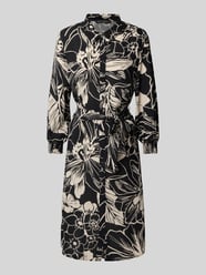 Knielanges Blusenkleid aus Viskose mit Umlegekragen von Betty Barclay - 23