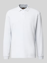 Regular Fit Poloshirt aus Baumwoll-Mix Modell 'PETEMPESTOLONG' von BOSS Orange - 38