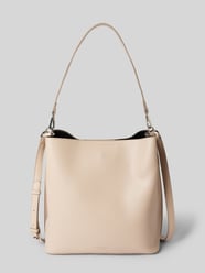 Handtasche mit Tragehenkel und verstellbarem Schulterriemen von Seidenfelt Beige - 3