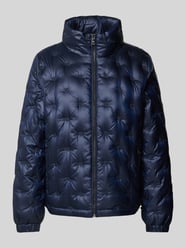 Jacke mit Allover-Label-Stitchings von Lauren Ralph Lauren Blau - 9