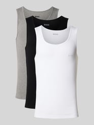 Tanktop mit Label-Stitching Modell 'ONE' im 3er-Pack von BOSS - 23