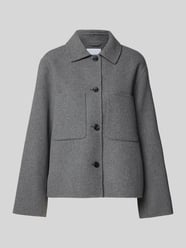 Relaxed fit jack met lamswol en viscose van Jake*s Collection - 6