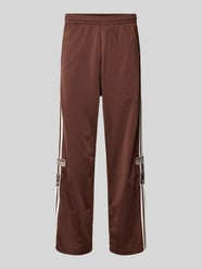 Wide fit joggingbroek met logostitching, model 'Adibreak' van adidas Originals - 15