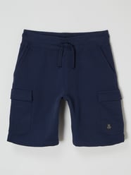 Sweatshorts mit Cargotaschen  von Marc O'Polo Blau - 10