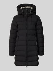 Gewatteerde lange jas met capuchon, model 'NEPTAR' van khujo - 40