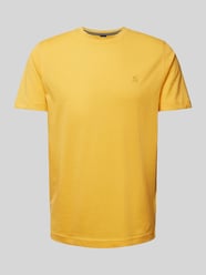 T-Shirt mit Logo-Stitching von Lerros Orange - 24