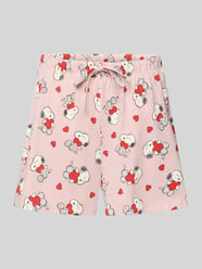 Pyjama-Hose im Allover-Look von Jake*s Casual Pink - 32