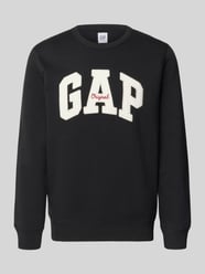 Bluza z wyhaftowanym logo i okrągłym dekoltem od GAP - 9
