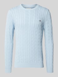 Gebreide pullover met ronde hals van Gant - 25