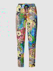 Sweatpants met bloemenprint van Princess Goes Hollywood Geel - 17