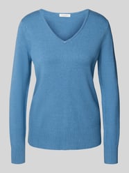 Regular fit shirt van lange mouwen van viscosemix in gebreide look van Christian Berg Woman - 22