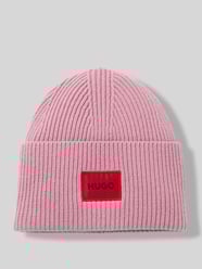 Muts van scheerwolmix, model 'SAFFA' van HUGO Fuchsia - 21