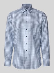 Koszula biznesowa o kroju Modern Fit z kołnierzykiem na guziki od ETERNA - 25