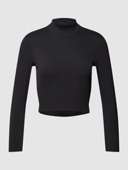 Cropped Longsleeve mit Stehkragen von NIKE TRAINING Schwarz - 42
